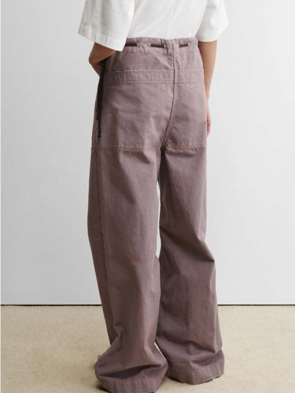 Rachel Comey Wide Leg Pants in Dusty Mauve - Picture 2 of 7